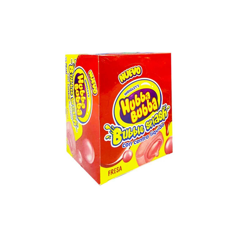 Wrigley Hubba Bubba Splash Fresa 45pzs