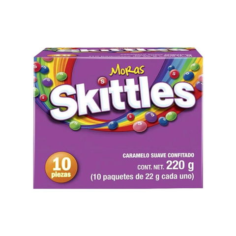 Wirigley Skittles Mora 220g 10pzs