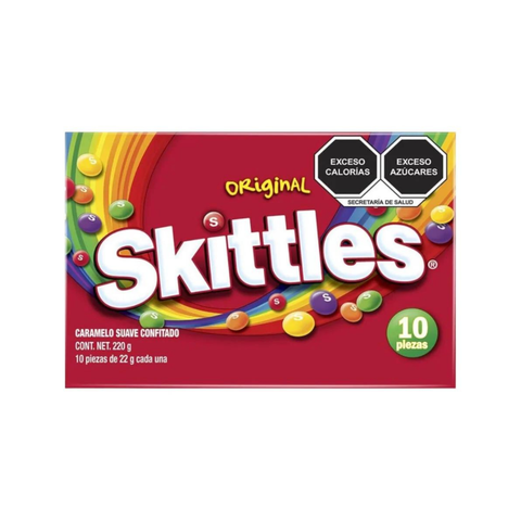 Wrigley Skittles Paquete Original 220g -10pzs