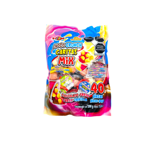 Delicias Choco Crunch Caritas Mix 40pzs