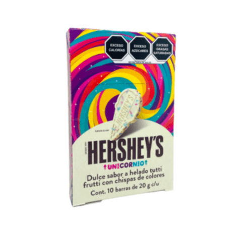 Hersheys Barra 20g Unicornio 10pzs