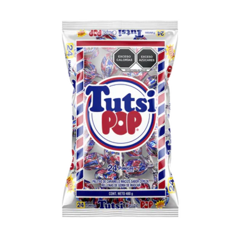 Tutsi Pop paleta Bolsa Chupa Pop 24pzs