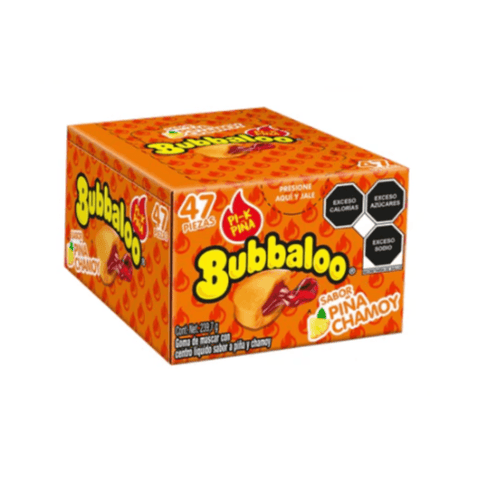 Adams chicle 47´s Bubbaloo Pik Piña 47 pzs - Santo dulce