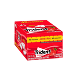 Adams chicle 4´s Trident Fresa 40 pzs - Santo dulce