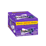 Adams chicle 4´s Trident Mora Azul 40 pzs - Santo dulce