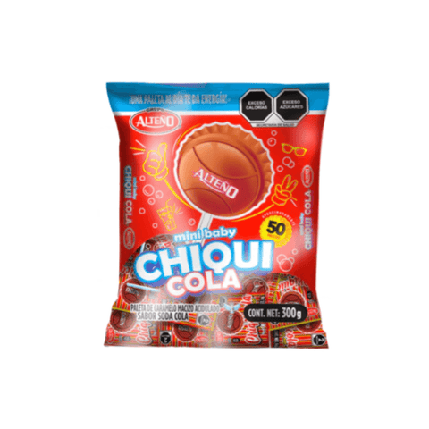 Alteño Mini Paleta 50´s CHIQUI COLA 50pzs - Santo dulce