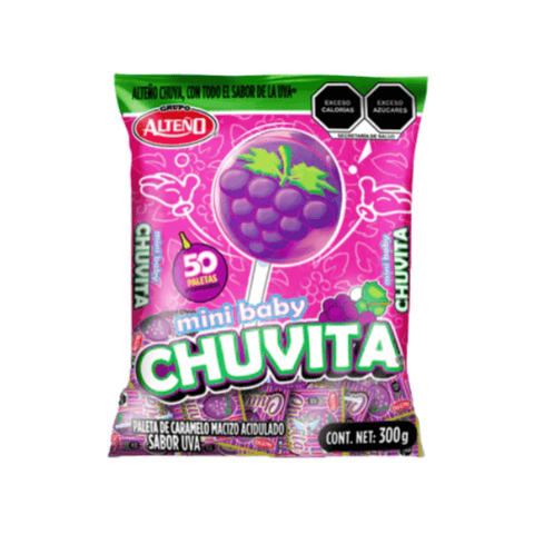 Alteño Mini Paleta 50´s CHUVITA 50pzs - Santo dulce