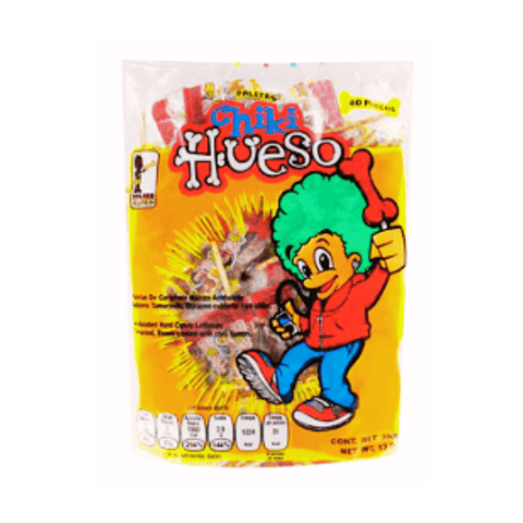 Alvbro paleta chiqui huesito 40pz - Santo dulce