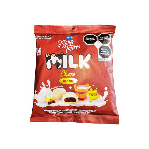 Arcor Butter Toffes Choco Banana 50pzs - Santo dulce