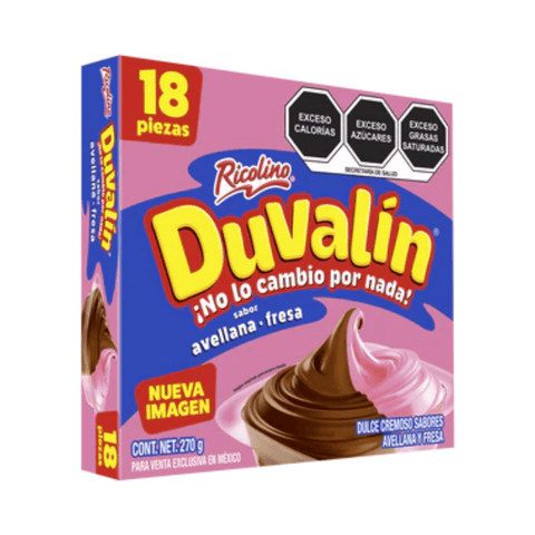 Barcel Duvalin Avellana-Fresa 18pzs - Santo dulce