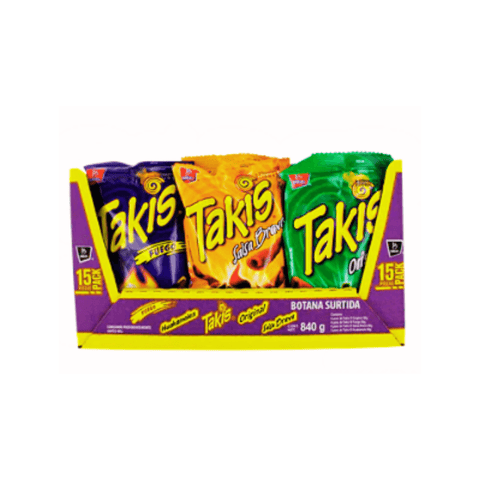 Barcel TAKIS PACK 15pzs - Santo dulce