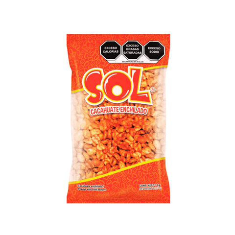 Botanas Sol Cacahuate Enchilado 1kg - Santo dulce