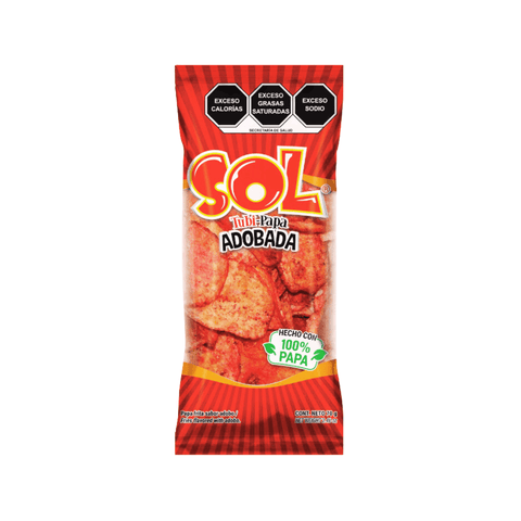 Botanas Sol Papa Adobada 100g - Santo dulce