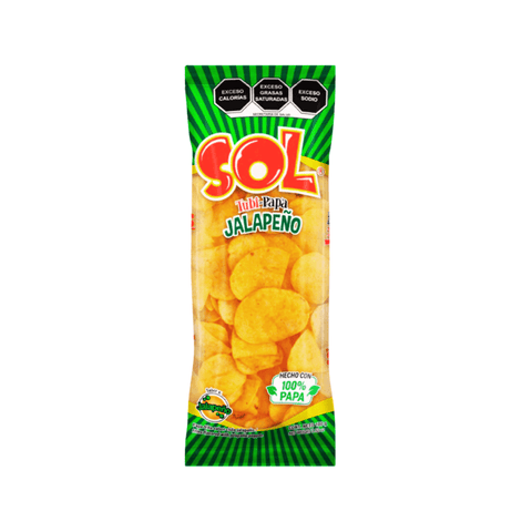 Botanas Sol Papa Jalapeño 100g - Santo dulce