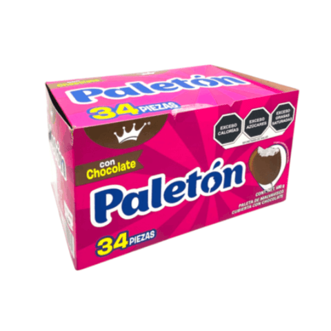 Chocolates La Corona Paletón Cajilla 34pzs - Santo dulce