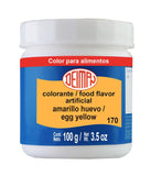 Colorante amarillo huevo 100g. - Santo dulce