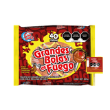 Cool Toons Grandes Bolas de fuego Tamarindo 40pzs - Santo dulce