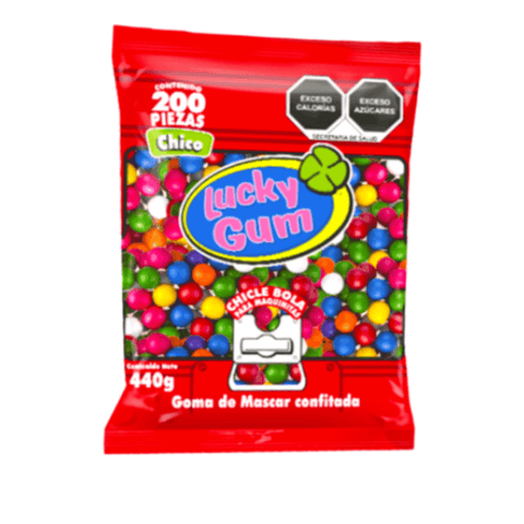 Cuanda Chicle Lucky BOLA con 200pzs - Santo dulce