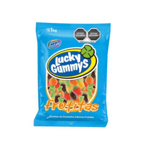 Cuanda goma Lucky Gummys Frutitas 1kg - Santo dulce