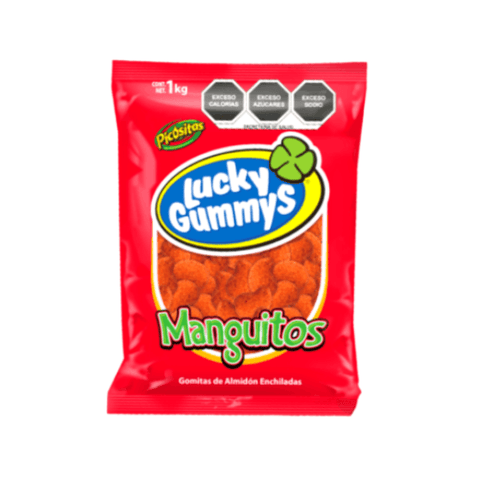 Cuanda goma Lucky Gummys Manguitos 1 kg - Santo dulce