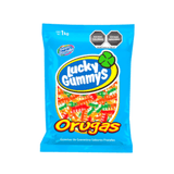 Cuanda goma Lucky Gummys Orugas 1kg - Santo dulce