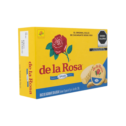 De la rosa Mazapán Sugar Free 18pzs - Santo dulce