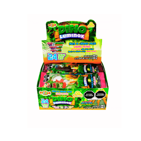 delicias Paleta Luminox DINO 24pzs - Santo dulce