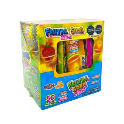 delicias SOBRE Polvo Frutal SODA 50pzs - Santo dulce