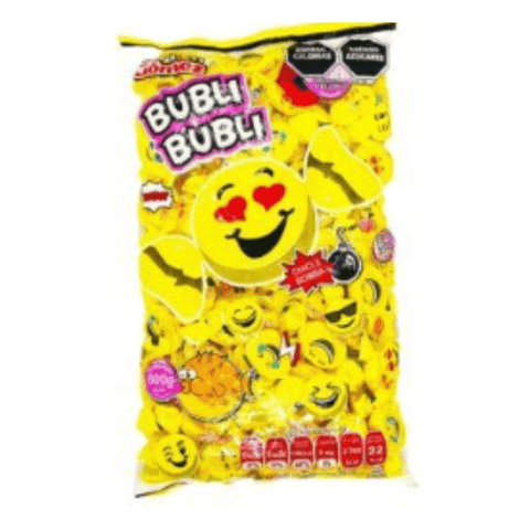 Dulces Gómez Bubli Bubli Emoji 100pzs - Santo dulce