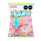 Dulces Gómez Paleta Aguitas 40pzs - Santo dulce