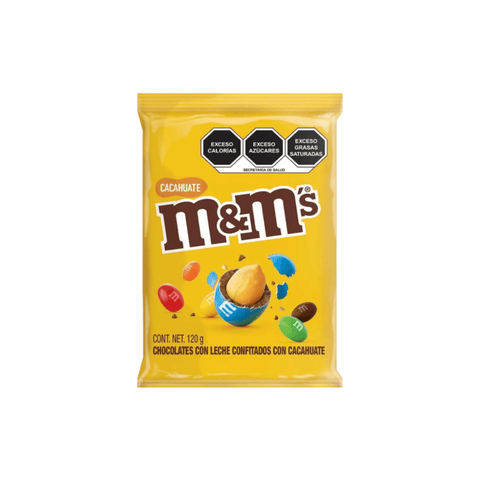 Effem Mars M&M Bolsa Cacahuate 12/120g - Santo dulce