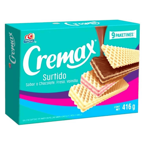 Gamesa Cremax 416g Surtida 9pzs - Santo dulce