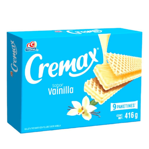 Gamesa Cremax 416g Vainilla 9pzs - Santo dulce