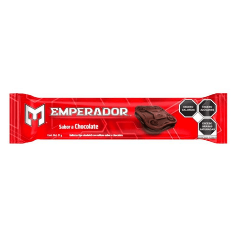 Gamesa galleta Emperador Paketin Chocolate 91g con 16 paquetes - Santo dulce