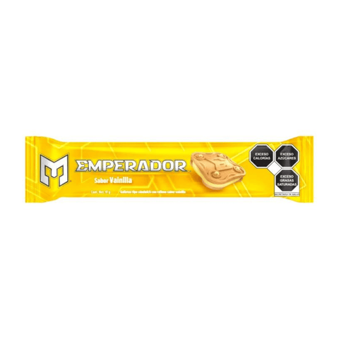 Gamesa galleta Emperador Paketin Vainilla 91g con 16 paquetes - Santo dulce