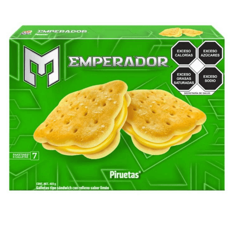 Gamesa galleta Emperador Piruetas 403g - Santo dulce