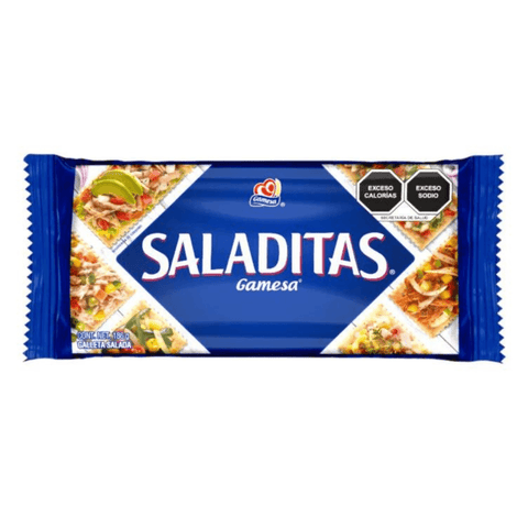 Gamesa galletas SALADITAS 186g - Santo dulce