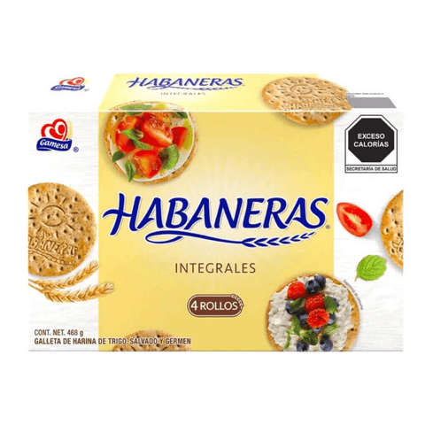 Gamesa Habaneras Integrales 468g - Santo dulce