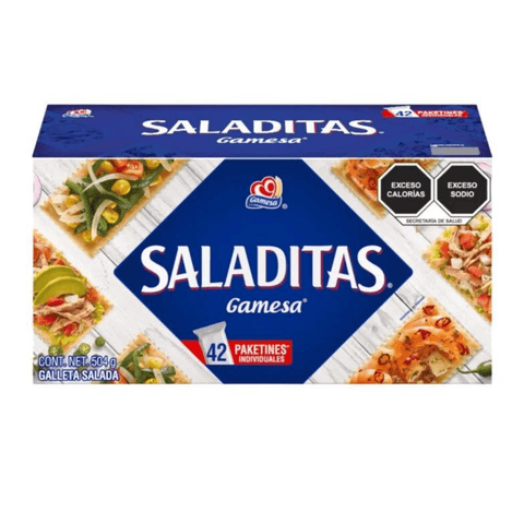 Gamesa SALADITAS 42 Paketin 504g - Santo dulce