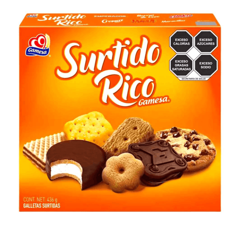 Gamesa Surtido Rico 436g - Santo dulce