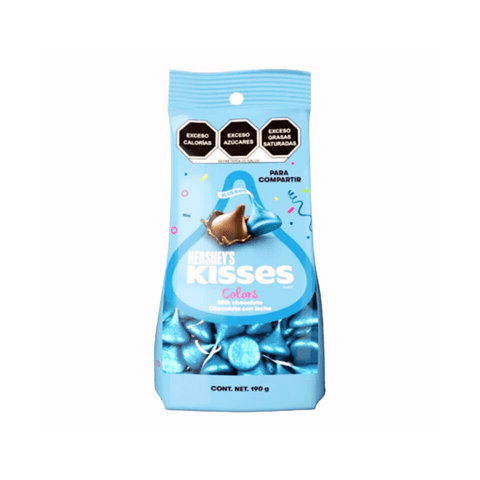 Herheys chocolate Kisses Fiesta Azul Claro 6/190g - Santo dulce