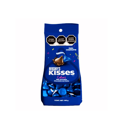 Herheys chocolate Kisses Fiesta Azul Fuerte 6/190g - Santo dulce