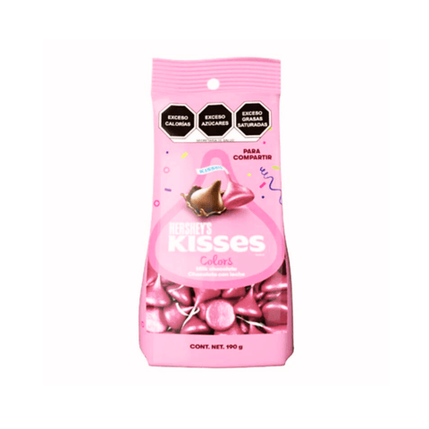 Herheys chocolate Kisses Fiesta Rosa 6/190g - Santo dulce