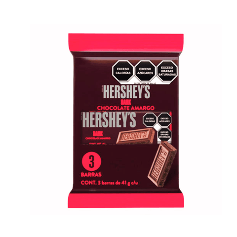 Hersheys 3-Pack Dark 3pzs - Santo dulce