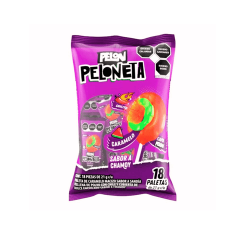 Hersheys paleta Peloneta Chamoy con Sandia 18/18pzs - Santo dulce