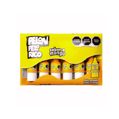 Hersheys Pelon Pelo Rico Mango 12pzs - Santo dulce