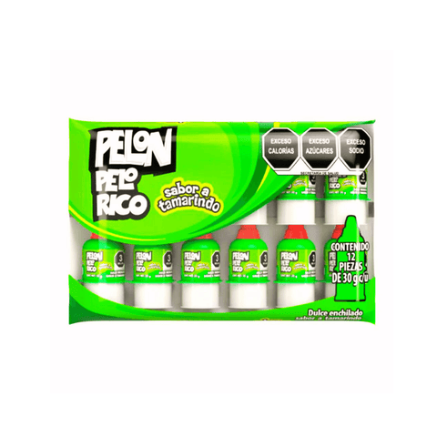 Hersheys Pelon Pelo Rico Tamarindo 12pzs - Santo dulce