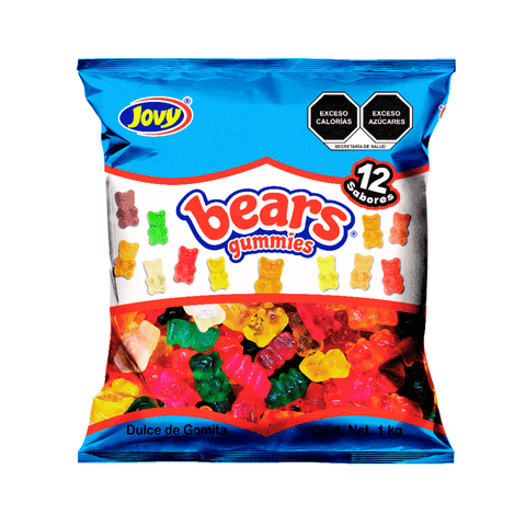 Jovy Crazy gummy Bears 1kg - Santo dulce