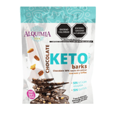 Keto Bark chocolate semiamrgo sin azúcar con nuez y toffee (Bolsa 400g) - Santo dulce