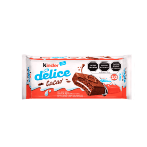 Kinder Delice Pastelito 10pzs - Santo dulce